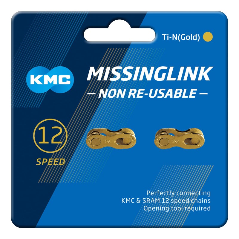 KMC Unisex Adult Missing Links 12NR Gold Missing Links 12nr - Gold,. - Image 1